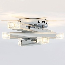 Moderne plafondlamp met 6 lampen in chique design