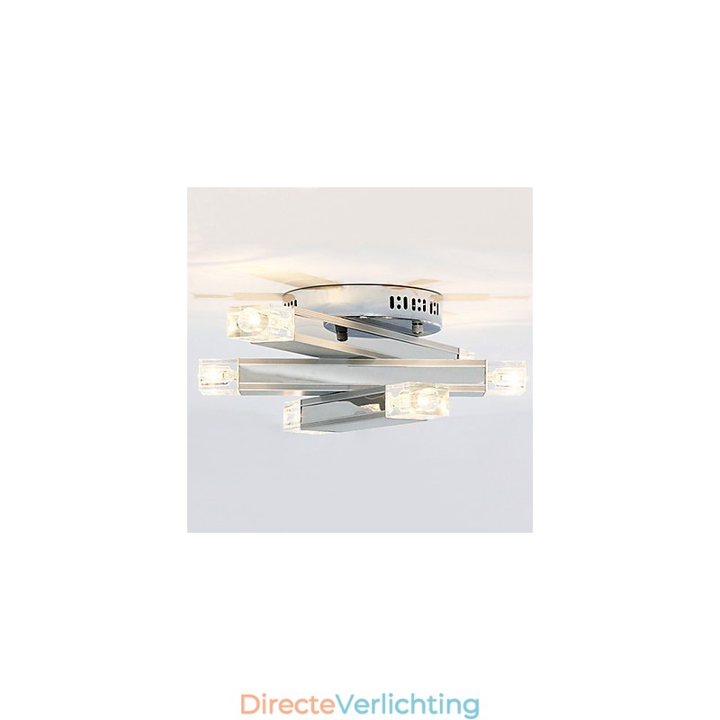 Moderne plafondlamp met 6 lampen in chique design