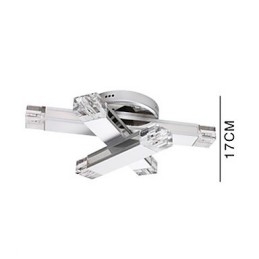 Moderne plafondlamp met 6 lampen in chique design