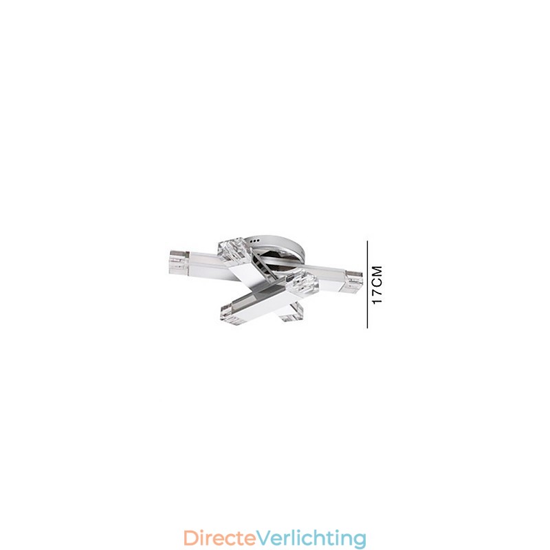 Moderne plafondlamp met 6 lampen in chique design