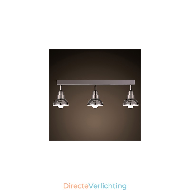 Inbouw Trinal hoofdlamp Wit Glas Aluminium Frame Mode Modern