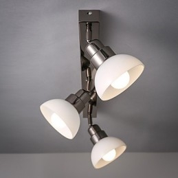 Inbouw Trinal hoofdlamp Wit Glas Aluminium Frame Mode Modern