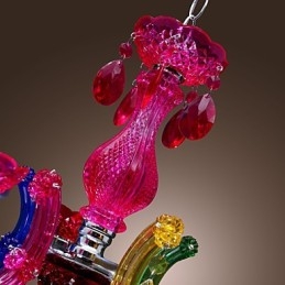 Traditionele klassieke kristallen chroom acryl kroonluchter