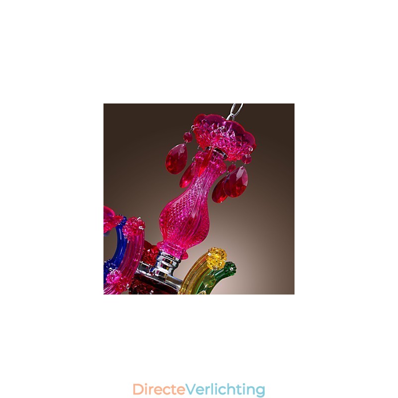Traditionele klassieke kristallen chroom acryl kroonluchter