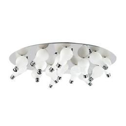 Moderne inbouwspot met 12 lampen in ronde vorm (G4-lampvoet)