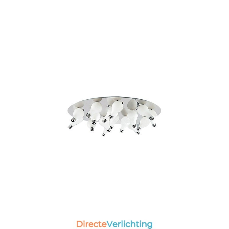 Moderne inbouwspot met 12 lampen in ronde vorm (G4-lampvoet)