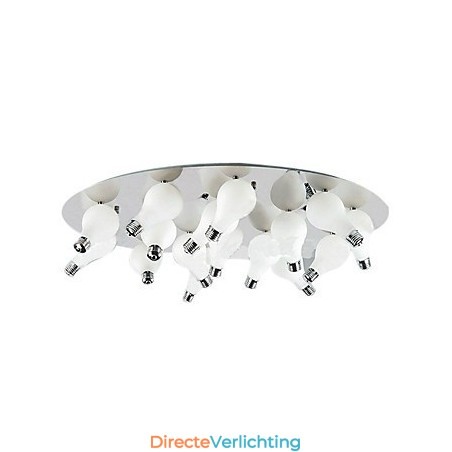 Moderne inbouwspot met 12 lampen in ronde vorm (G4-lampvoet) Moderne inbouwspot met 12 lampen in ronde vorm (G4-lampvoet)