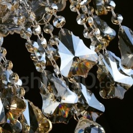 Cognac Kristallen Kleur Hanglamp Kristal Modern Hedendaags Traditioneel Klassiek Retro Lantaarn Landelijk