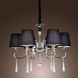 Modern Hedendaags Traditioneel Klassiek Rustiek Lodge Vintage Eiland Chroom Metalen Kroonluchter Eetkamer