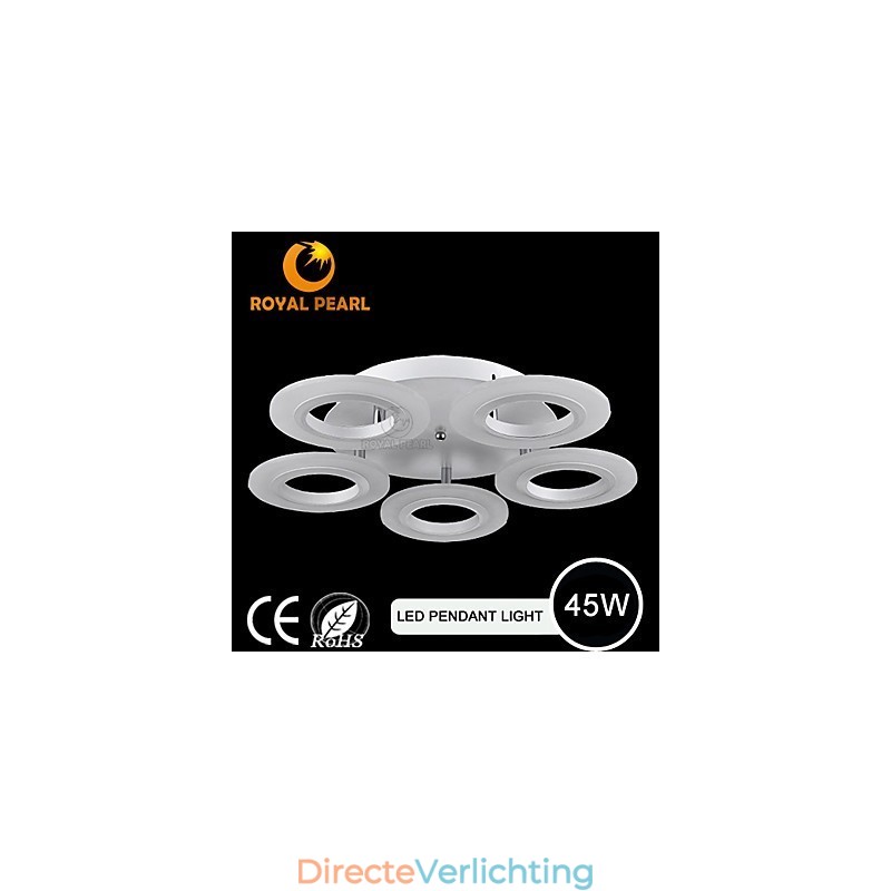Moderne cirkelvormige hanglamp van acryl