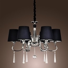 Modern Hedendaags Traditioneel Klassiek Rustiek Lodge Vintage Eiland Chroom Metalen Kroonluchter Eetkamer
