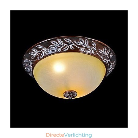 Inbouwlamp Wit Geel Glas Hars Zilver Snijwerk Europees Klassiek Inbouwlamp Wit Geel Glas Hars Zilver Snijwerk Europees Klassiek