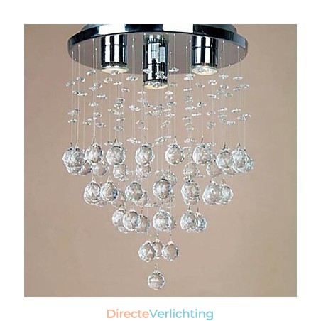3-lichts kristal inbouwlamp 3-lichts kristal inbouwlamp