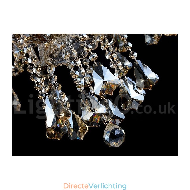Cognac Kristallen Kleur Hanglamp Kristal Modern Hedendaags Traditioneel Klassiek Retro Lantaarn Landelijk