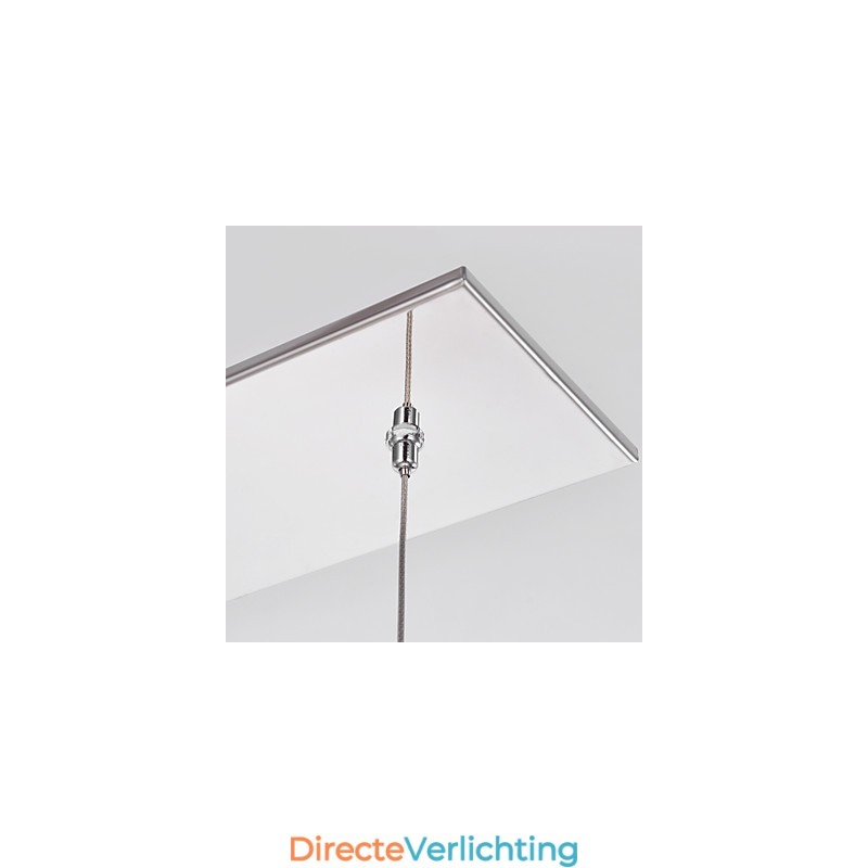 Moderne eigentijdse eiland kristal chroom metalen hanglamp