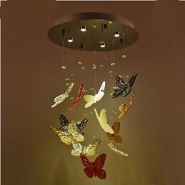 Kristallen lamp ronde vlinderkristallen lamp 4