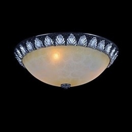 Inbouwlamp Patroon Glas Hars Zilver Snijwerk Europees Klassiek