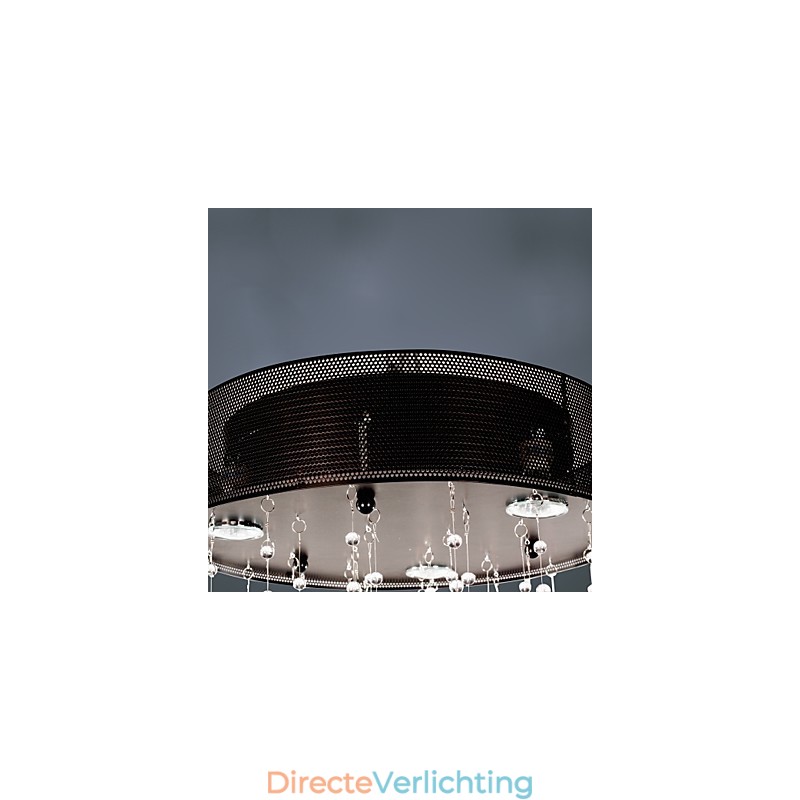 Moderne semi-inbouwlamp met 3 lampen in vlinderstijl