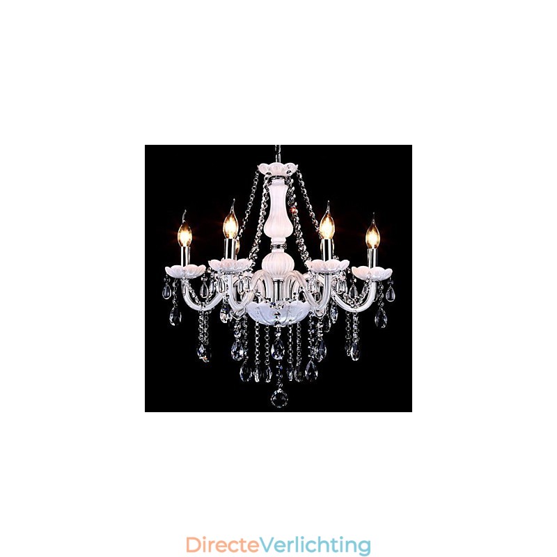 Kroonluchter Kristal Modern 6 Lampen Hedendaags Glas