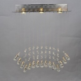 Traditionele klassieke kristalchroom metalen inbouw