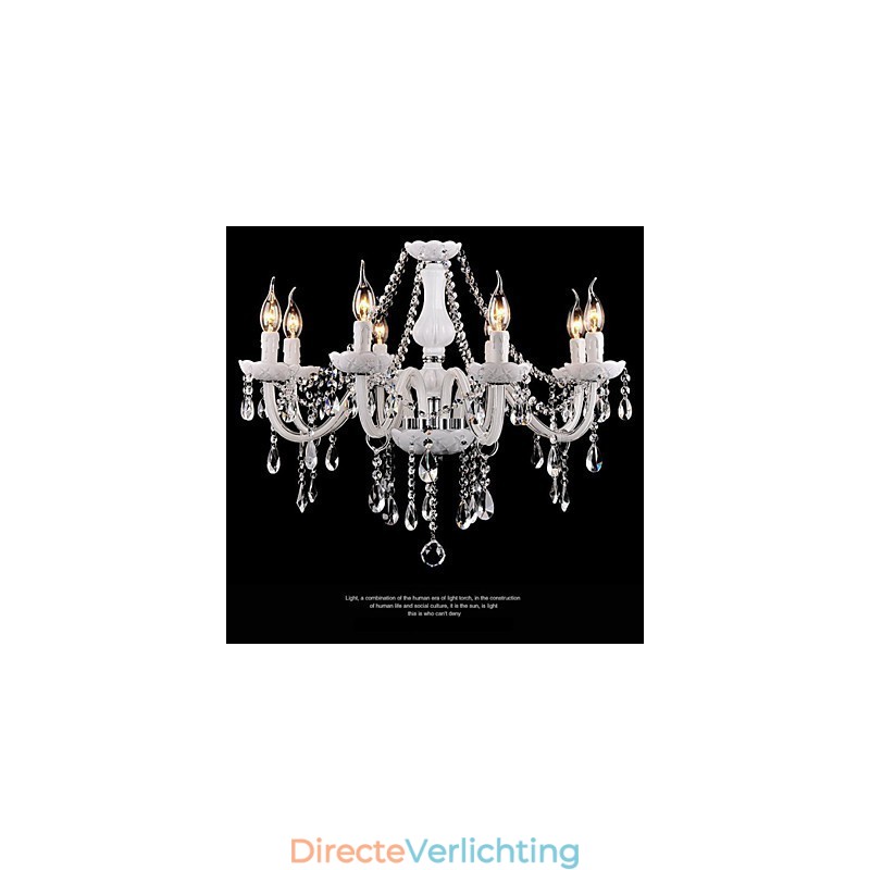 Kroonluchter Kristal Modern 8 Lampen Hedendaags Glas