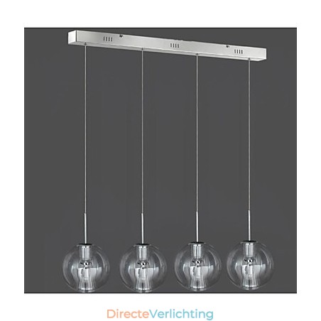 Moderne, eigentijdse, traditionele, klassieke, chromen metalen hanglamp voor kinderen met 4 lampen Moderne, eigentijdse, traditionele, klassieke, chromen metalen hanglamp voor kinderen met 4 lampen