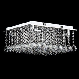 Moderne eigentijdse kristal gegalvaniseerde metalen inbouw