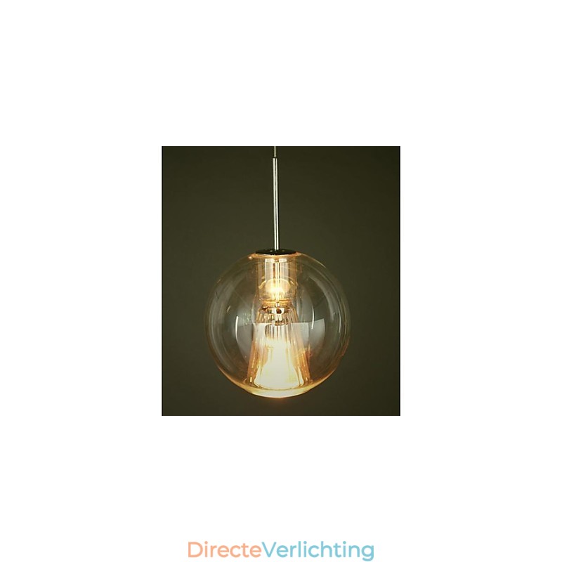 Moderne, eigentijdse, traditionele, klassieke, chromen metalen hanglamp voor kinderen met 4 lampen