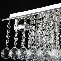 Moderne eigentijdse kristal gegalvaniseerde metalen inbouw