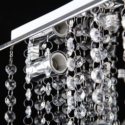 Moderne eigentijdse kristal gegalvaniseerde metalen inbouw
