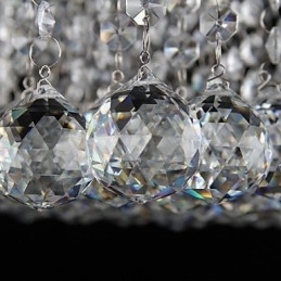 Moderne eigentijdse kristal gegalvaniseerde metalen inbouw