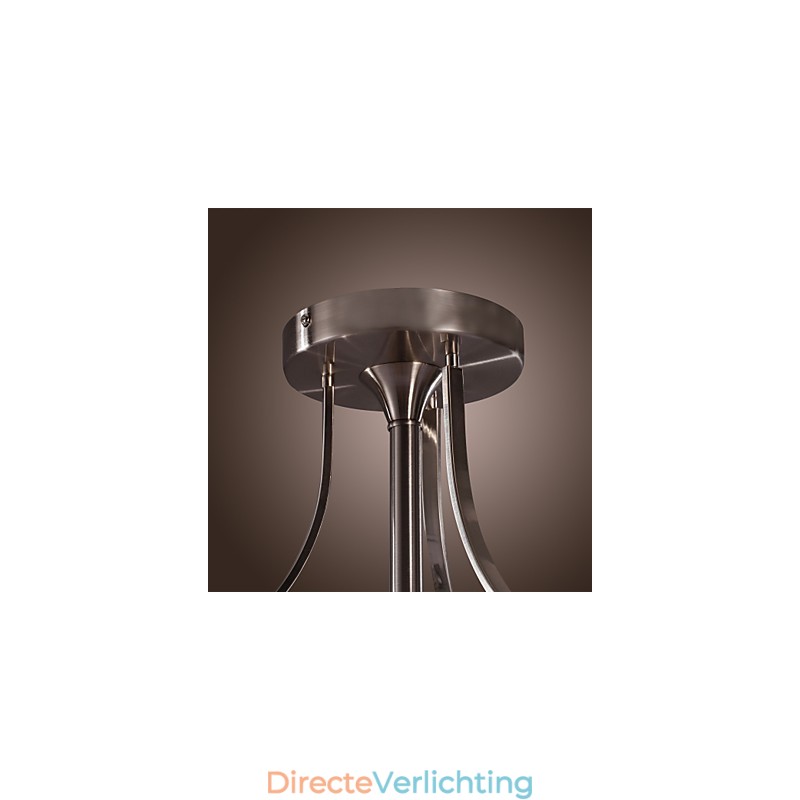 Moderne inbouwspot van acryl met 3 lampen in cilindervorm