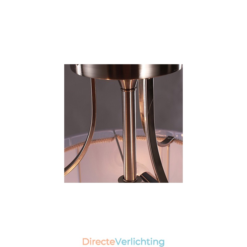 Moderne inbouwspot van acryl met 3 lampen in cilindervorm