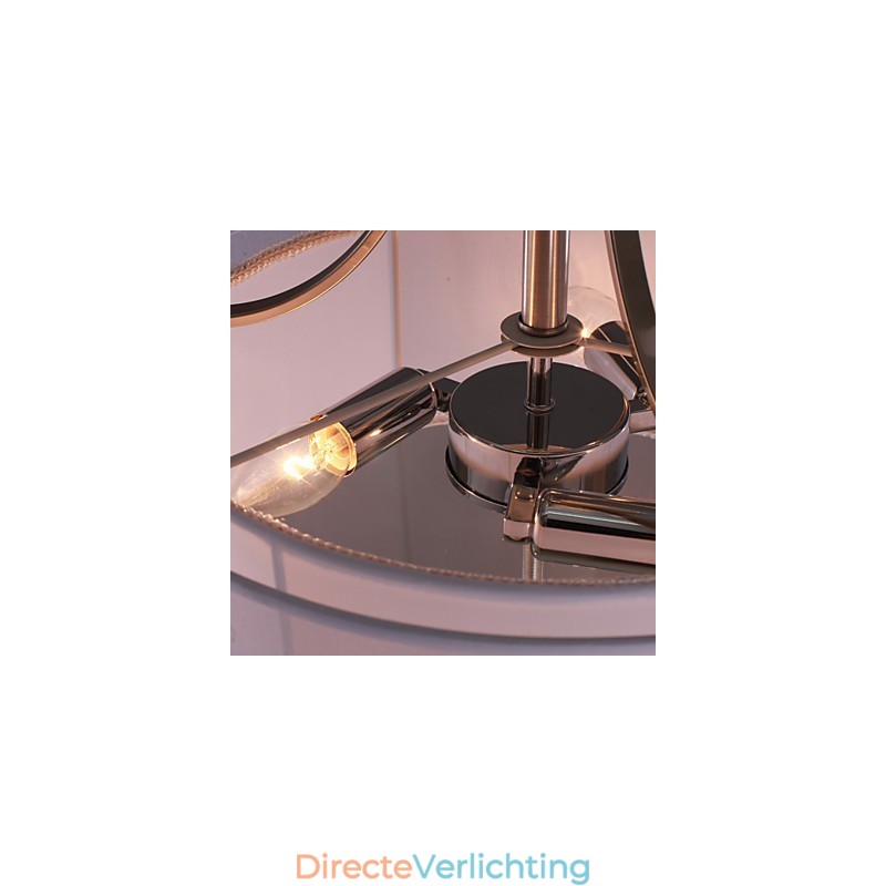 Moderne inbouwspot van acryl met 3 lampen in cilindervorm