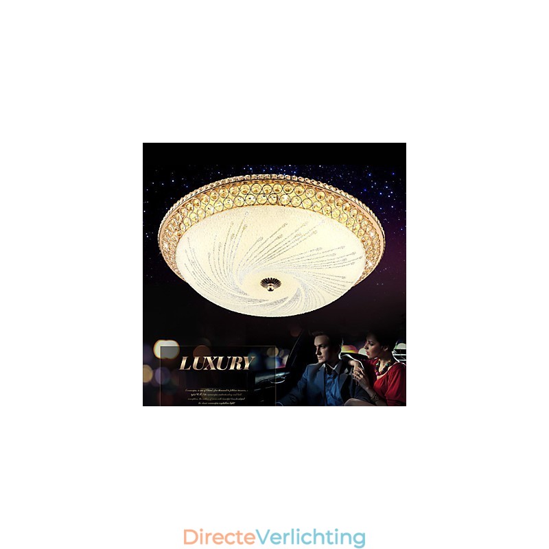 Moderne luxe kristal licht absorberende koepel licht SMD dubbele kleur diameter 50CM