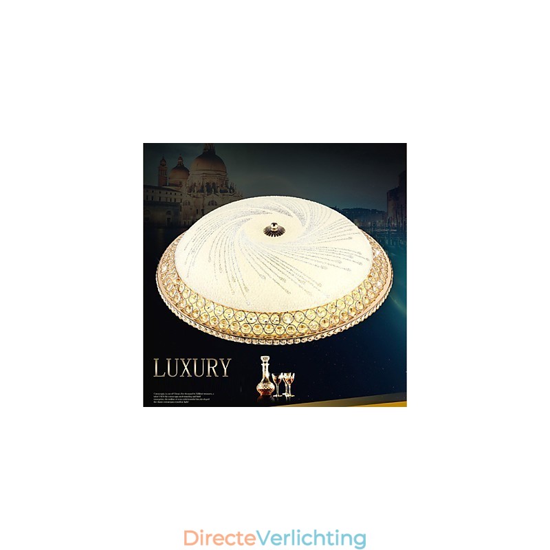 Moderne luxe kristal licht absorberende koepel licht SMD dubbele kleur diameter 50CM