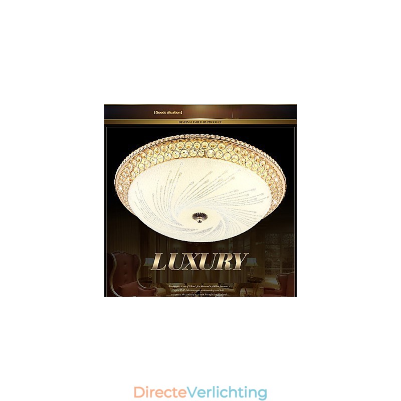 Moderne luxe kristal licht absorberende koepel licht SMD dubbele kleur diameter 50CM