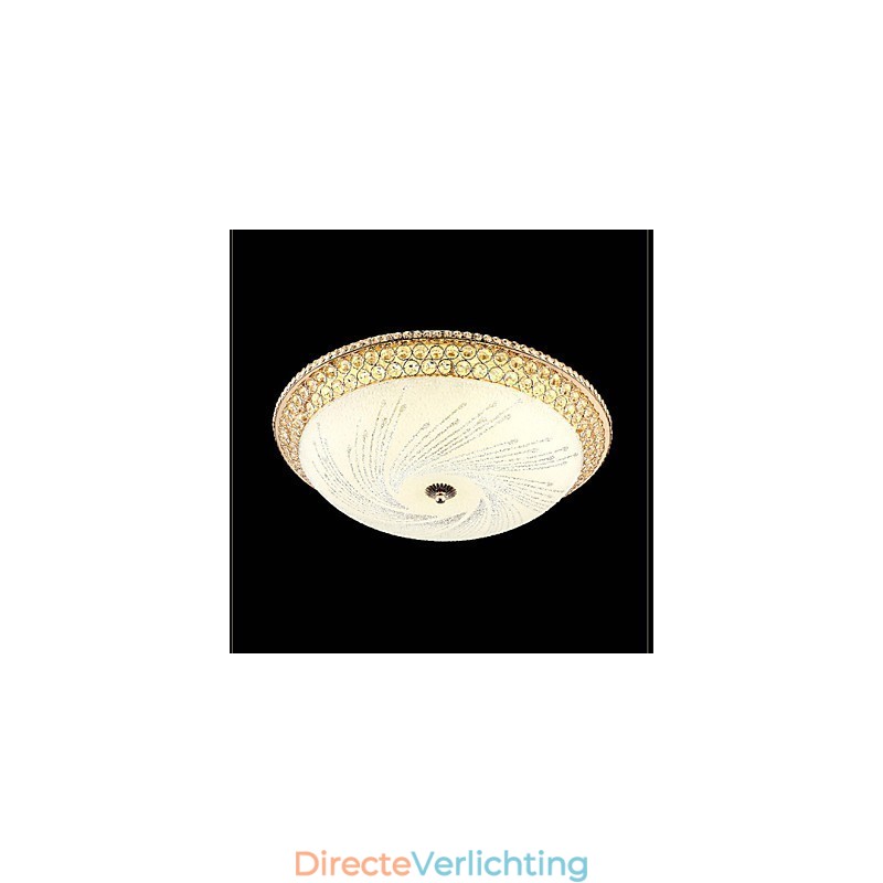 Moderne luxe kristal licht absorberende koepel licht SMD dubbele kleur diameter 50CM