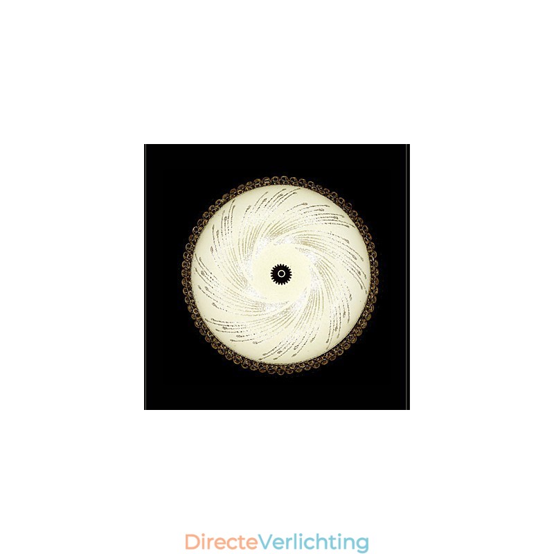 Moderne luxe kristal licht absorberende koepel licht SMD dubbele kleur diameter 50CM