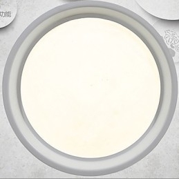 Moderne plafondlamp van metaal, inbouw
