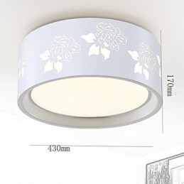 Moderne plafondlamp van metaal, inbouw