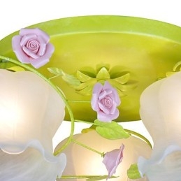 Creatieve lamp Lamp Warme tuinroos Drie eenvoudige plafondlampen