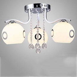 Moderne, eigentijdse, inbouw kristalglas