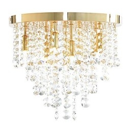Moderne kristallen semi-inbouwlamp met 9 lampen (G9-lampvoet)