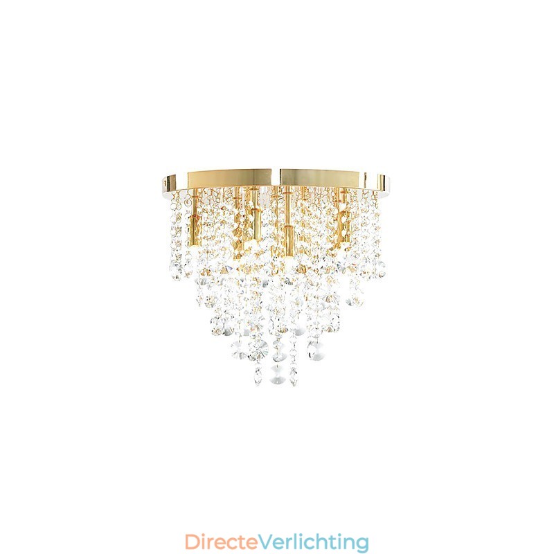 Moderne kristallen semi-inbouwlamp met 9 lampen (G9-lampvoet)