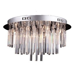 Moderne kristallen kroonluchter met 12 lampen