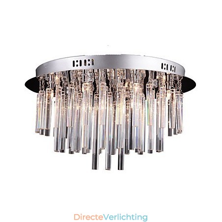 Moderne kristallen kroonluchter met 12 lampen Moderne kristallen kroonluchter met 12 lampen