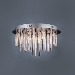 Moderne kristallen kroonluchter met 12 lampen