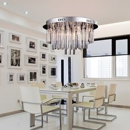 Moderne kristallen kroonluchter met 12 lampen