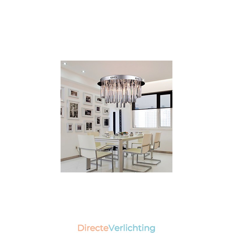 Moderne kristallen kroonluchter met 12 lampen